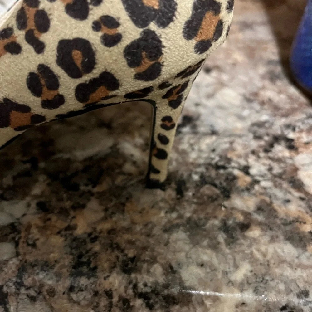 Leopard Print Women’s Heels Size 8.5